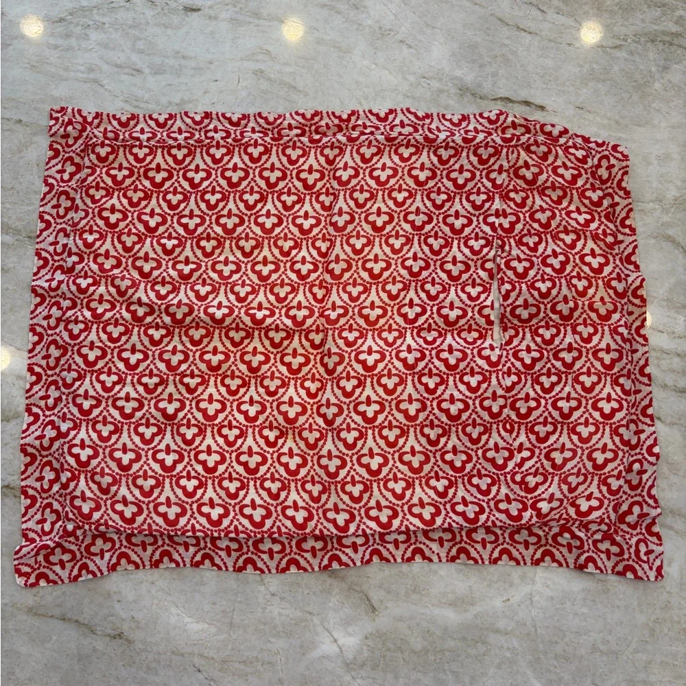 Anthropologie‎ Quilted Cotton Pillow Shams Pair 20x26 Patchwork Boho